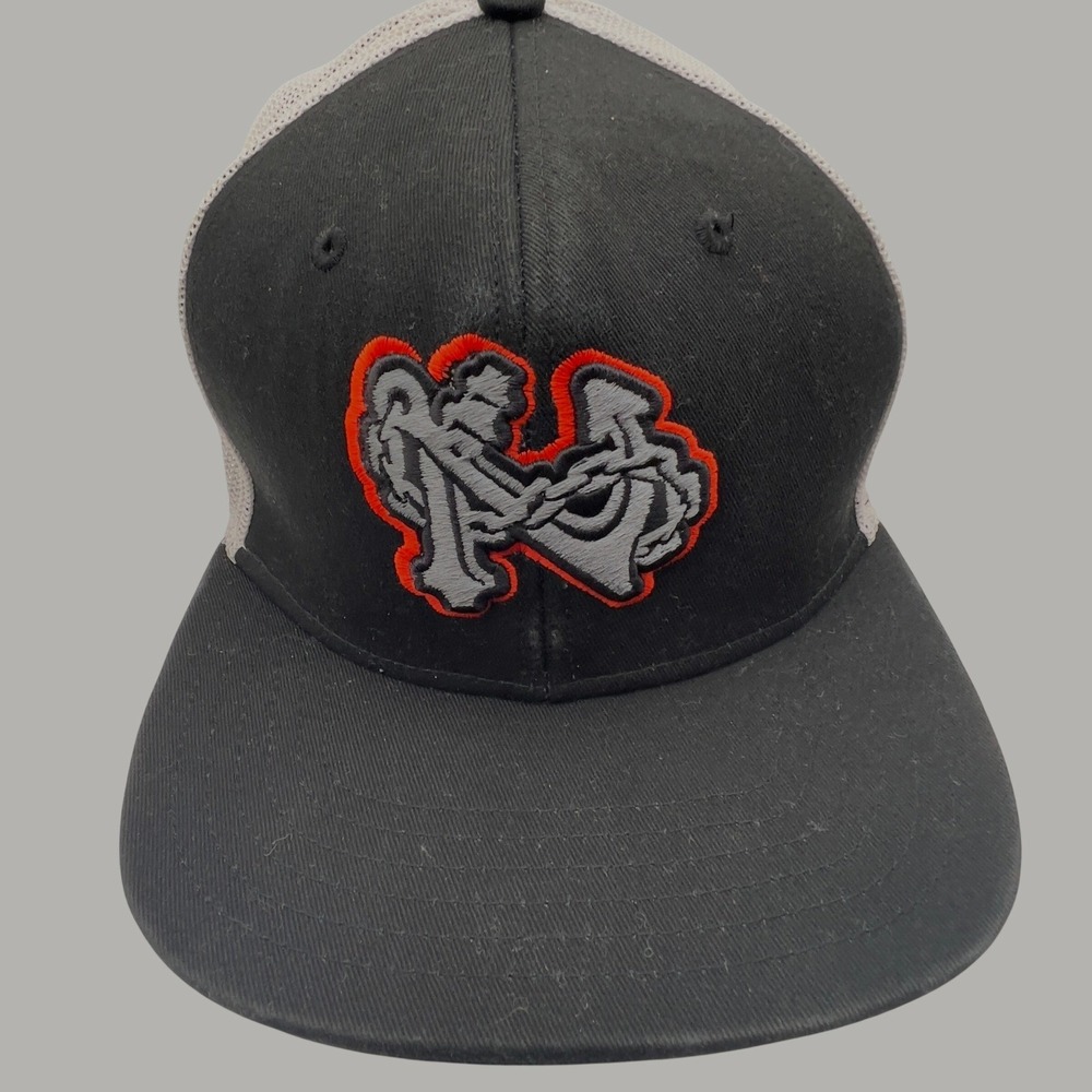 Norfolk Tides Red LBL Cap Mens Trucker Hat Black White Mesh Snapback Flag Patch